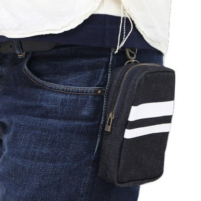 Momotaro B-21 GTB Denim Hanging Pouch - Okayama Denim Accessories - Selvedge