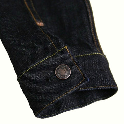 Momotaro 14.7oz. Deep Blue Denim Jacket - Okayama Denim Jacket - Selvedge