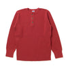 Studio D'Artisan L/S Heavy Thermal Henley (Red)